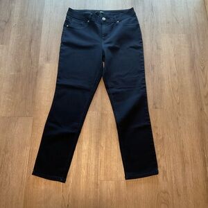 1822 Denim Women's Straight Leg Black Jeans